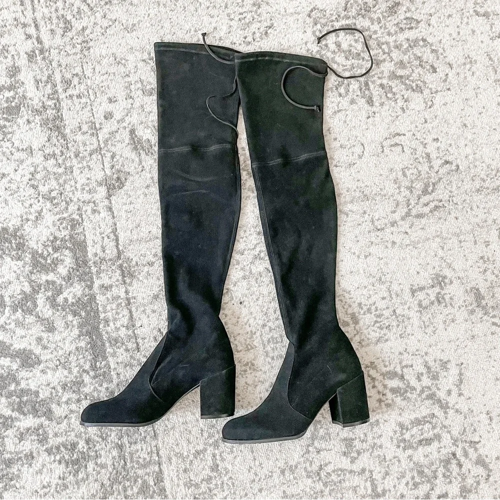 NWB Stuart Weitzman Tieland Suede Over-the-Knee Boot